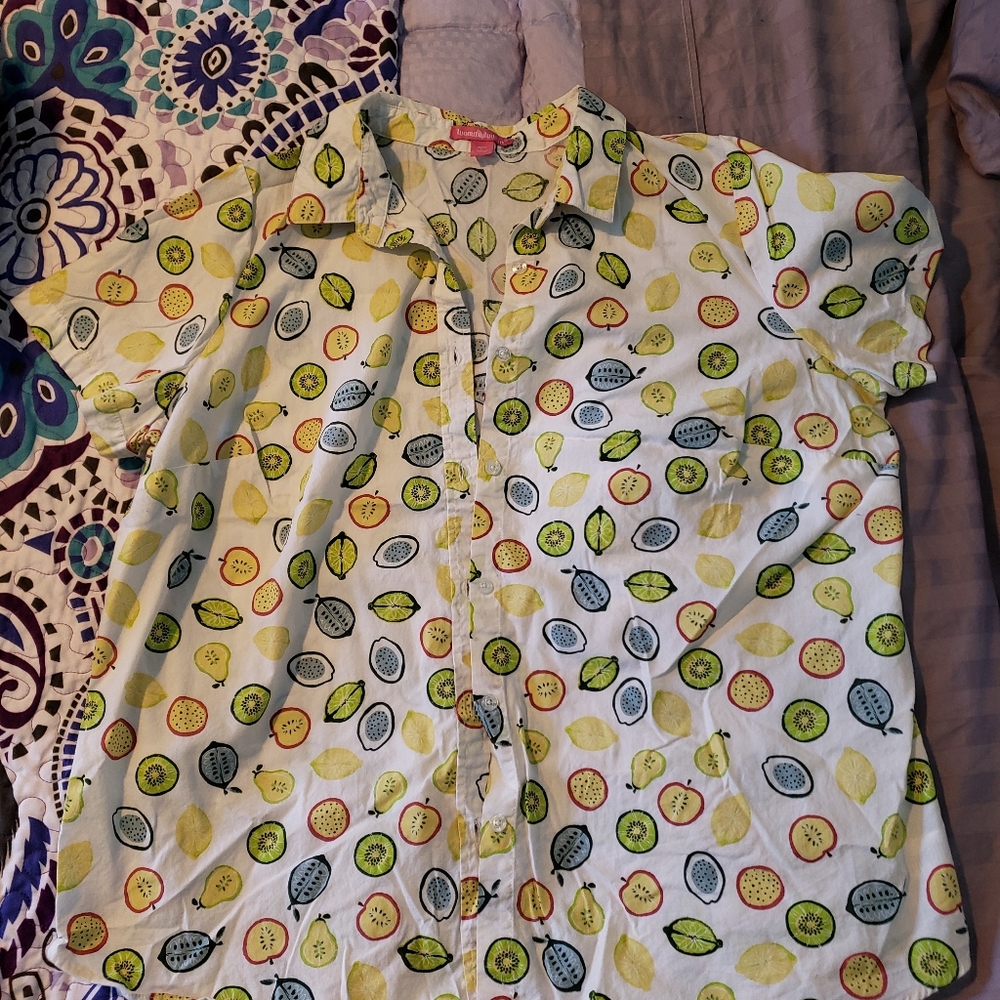 EUC Woman Within Blouse, size Large 18/20